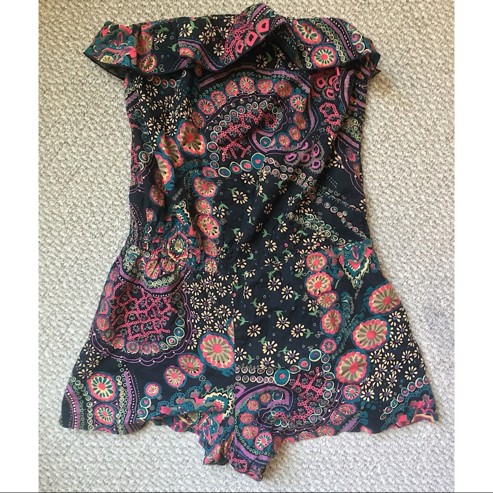 Fire LA Floral Romper